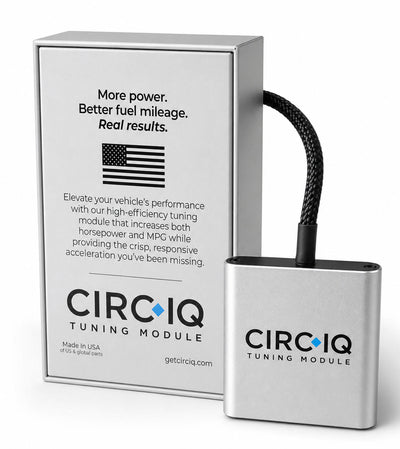 CircIQ vehicle tuning module for smoother acceleration, increased power, and improved fuel efficiency.